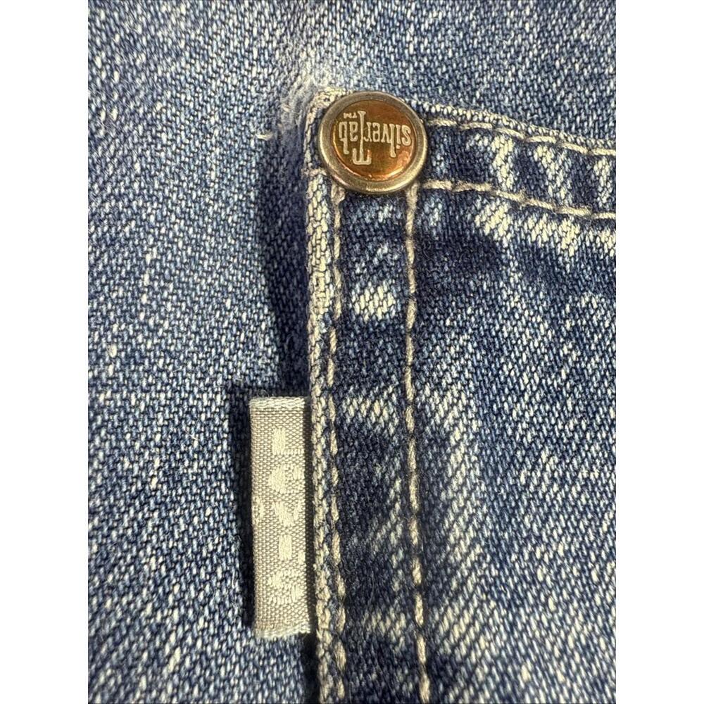 Vintage Levi Silvertab Men’s Blue Baggy Carpenter Denim jeans Size 34”X31”. - Picture 3 of 9